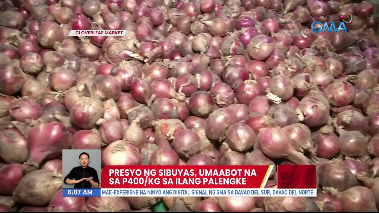 Presyo ng sibuyas, umaabot na sa P400/KG sa ilang palengke | UB