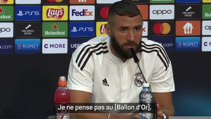 Real Madrid - Benzema ne pense pas au Ballon d'Or : "Le plus important, c'est gagner avec l'équipe"