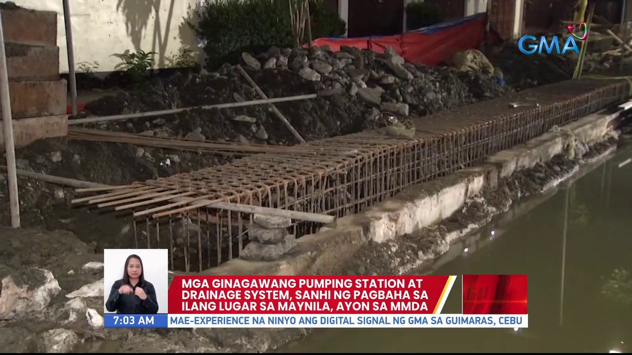 Mga ginagawang pumping station at drainage system, sanhi ng pagbaha sa ilang lugar sa Maynila, ayon sa MMDA| UB