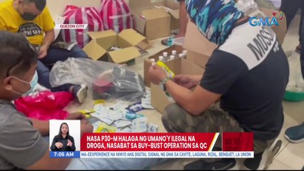 Nasa P30-M halaga ng umano'y ilegal na droga, nasabat sa buy-bust operation sa QC | UB
