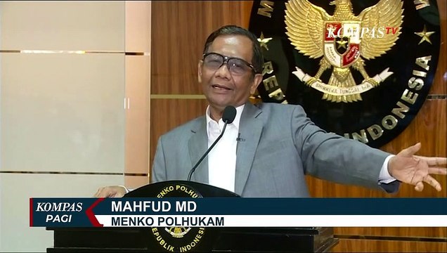 Soal Pembunuhan Brigadir Yoshua, Mahfud MD : Motif Sensitif, Hanya Boleh Didengar Orang Dewasa