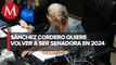 Necesitaría más tiempo para iniciativas: Sánchez Cordero sobre deseo de buscar reelección