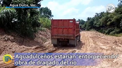 Aguadulceños estarían 'entorpeciendo' obra de dragado del río