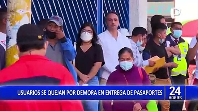 Migraciones: Usuarios protestan por demora en entrega de pasaportes
