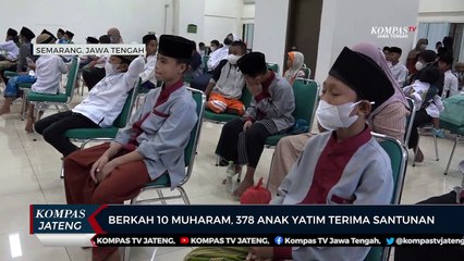 Berkah 10 Muharam, 378 Anak Yatim Terima Santunan