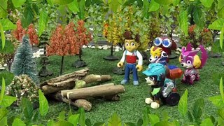 Dino Rescue MYSTERY Paw Patrol Toy Stories with Dinosaur Toys