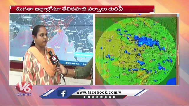 Face To Face With Weather Dept Senior Officer Sravani Over Rain Updates | Telangana Rains | V6 News (4)