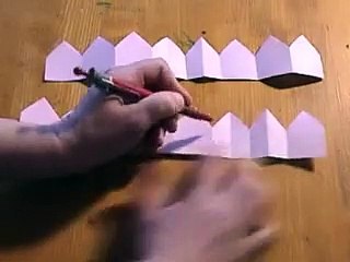 Pop Up Card . Just Piece of Paper . Amazing Flower.