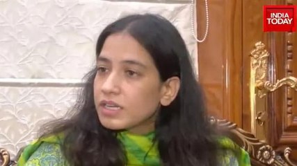 Shrikant Tyagi's wife says he was with BJP after party denies link | Watch