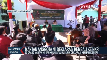 Puluhan Mantan Anggota Nii Deklarasi Kembali Ke NKRI