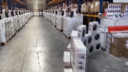 Gümrük Muhafaza'dan 45 milyonluk robot süpürge operasyonu