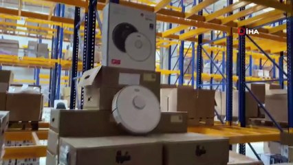 İstihbarat alan ekiplerden 45 milyonluk robot süpürge operasyonu