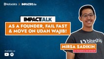 As a Founder Lo Harus Cobain Gagal! Ft. Mirsa Sadikin Co Founder & CEO Biteship | Katadata Indonesia