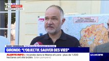 Incendie en Gironde: le chef de corps des pompiers explique 