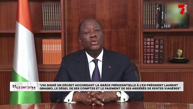 Alassane Ouattara : J'ai signé un décret accordant la grâce présidentielle à Laurent Gbagbo