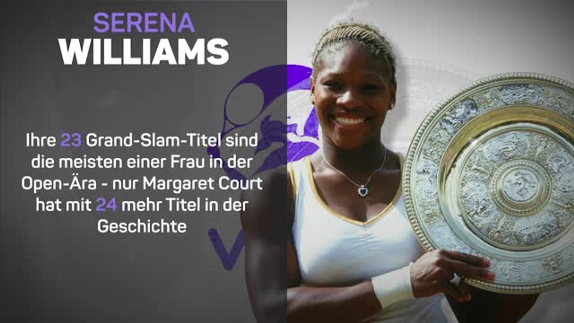 ⁣Serena Williams: Ihre Wahnsinnskarriere in Zahlen