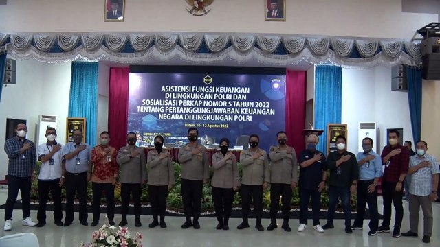 Wakapolda Kepri Hadiri Pembukaan Sosialisasi Perkap No 5 Tahun 2022 Tentang Perwabkeu Oleh Puskeu Polri