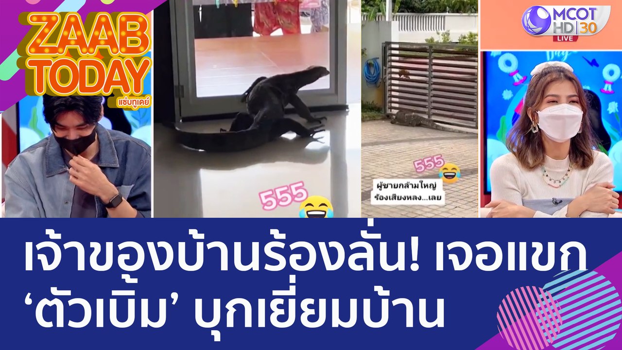 เจ้าของบ้านร้องลั่น! เจอ 'แขกตัวเบิ้ม' บุกเยี่ย...