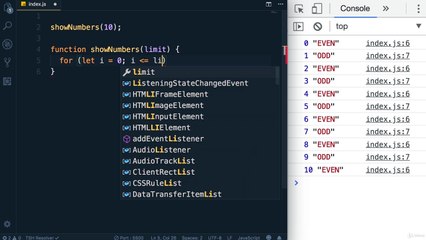 Exercise- Even and Odd Numbers