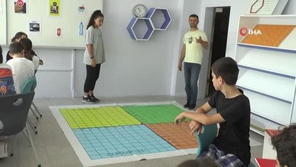Öğrenciler matematiği eğlenerek öğreniyor