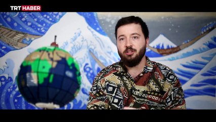 Bardaklarıyla dünyayı gezen sanatçı