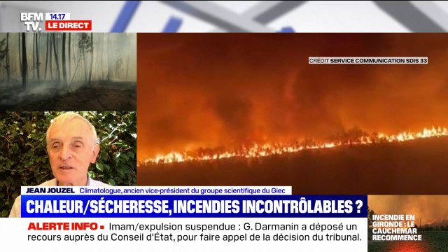 Jean Jouzel, climatologue: Les incendies actuels, c'est ce que nous anticipions mais cela arrive plus vite que ce que nous l'envisagions