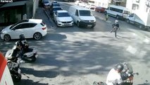 İstanbul’da caddeyi savaş alanına çeviren çatışma kamerada