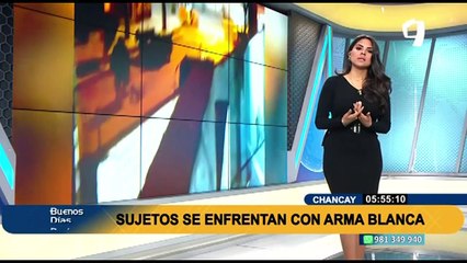 Chancay: Extranjero protagoniza pelea con arma blanca en la vía pública