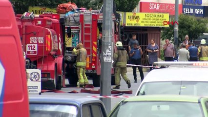 Şişli'de doğalgaz borusu patladı