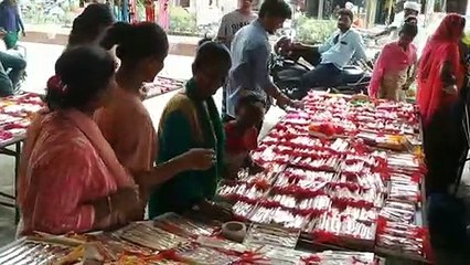 रक्षा बंधन : दिनभर चला खरीदारी का दौर