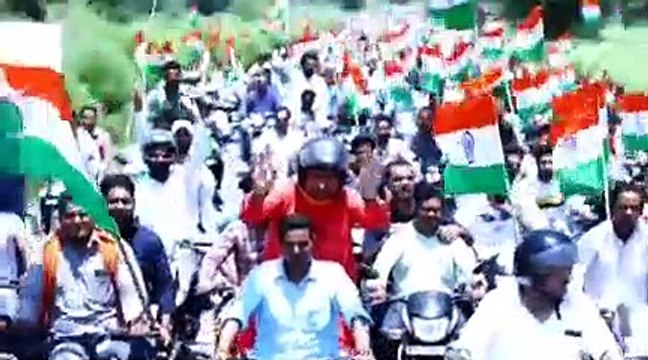 भाजपा प्रदेशाध्यक्ष सतीश पूनिया ने आमेर विधानसभा क्षेत्र में निकाली तिरंगा यात्रा, गांवों में हुआ स्वागत, देखें वीडिय