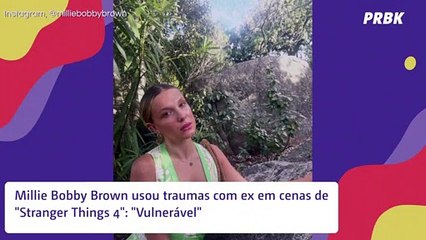 Millie Bobby Brown usou traumas com ex em cenas de "Stranger Things 4": "Vulnerável"