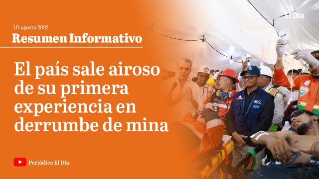RD celebra exitoso rescate de mineros en Maimón