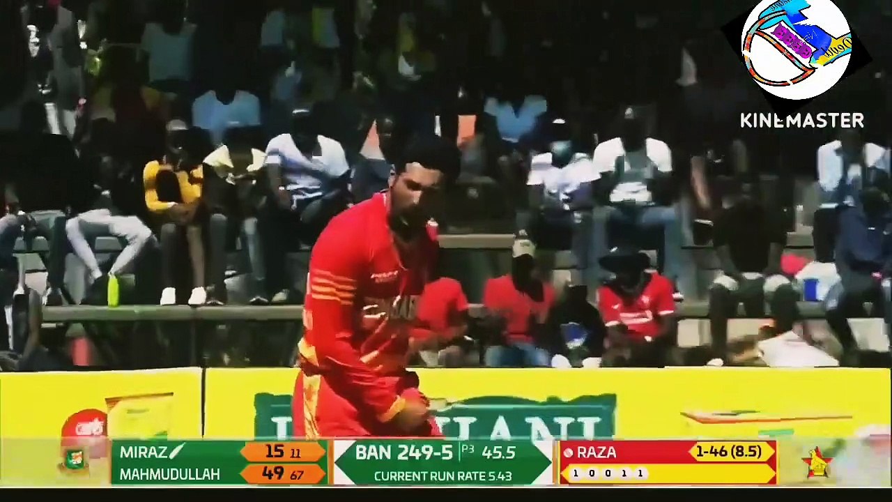 Zimbabwe v Bangladesh 2nd ODI Aug 7th 2022 at Harare