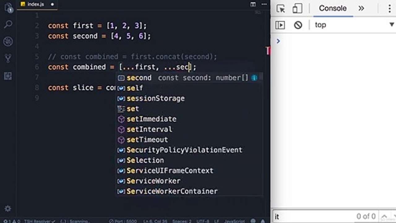 The Spread Operator