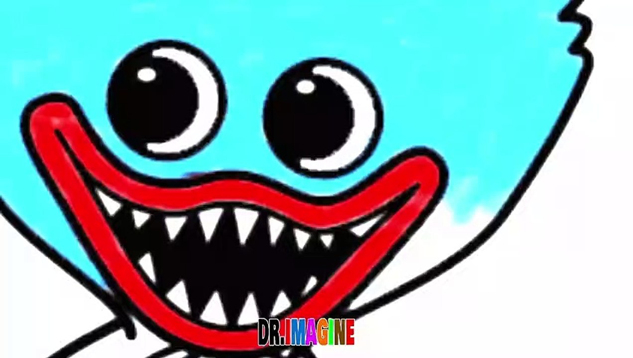 01. Speed Coloring Art - Huggy Wuggy Poppy Playtime (Dr.Imagine)