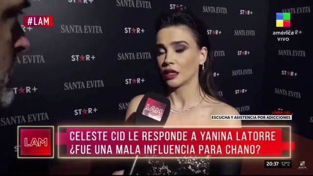 Celeste Cid le respondió a Yanina Latorre