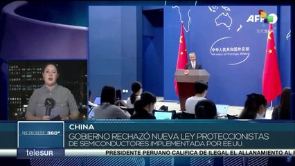 Reporte 360⁰ 10-08: China rechaza nueva ley desestabilizadora de EE.UU.