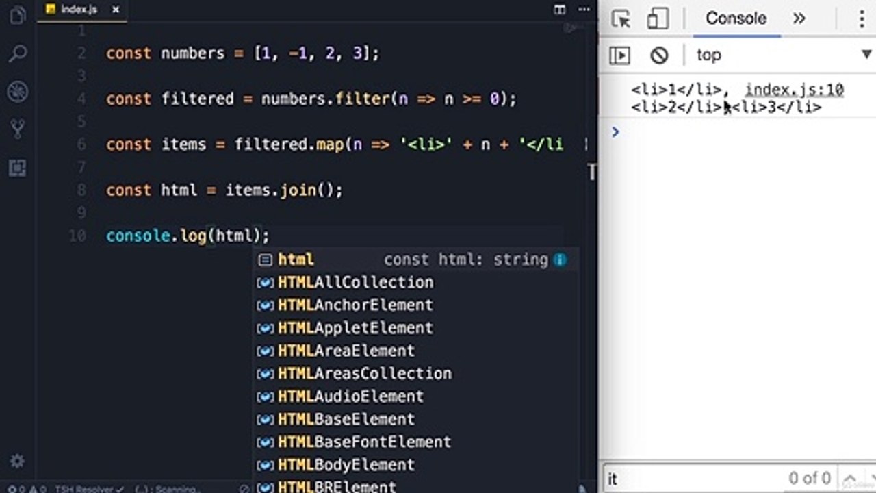 Mapping an Array