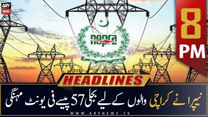 ARY News Headlines | 8 PM | 10th August 2022