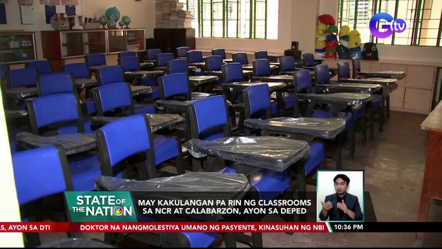 May kakulangan pa rin ng classrooms sa NCR at CALABARZON, ayon sa DepEd | SONA