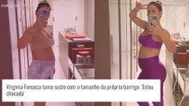 'Chocada!': Virginia Fonseca assusta web ao exibir barriga de mais de 6 meses de gravidez