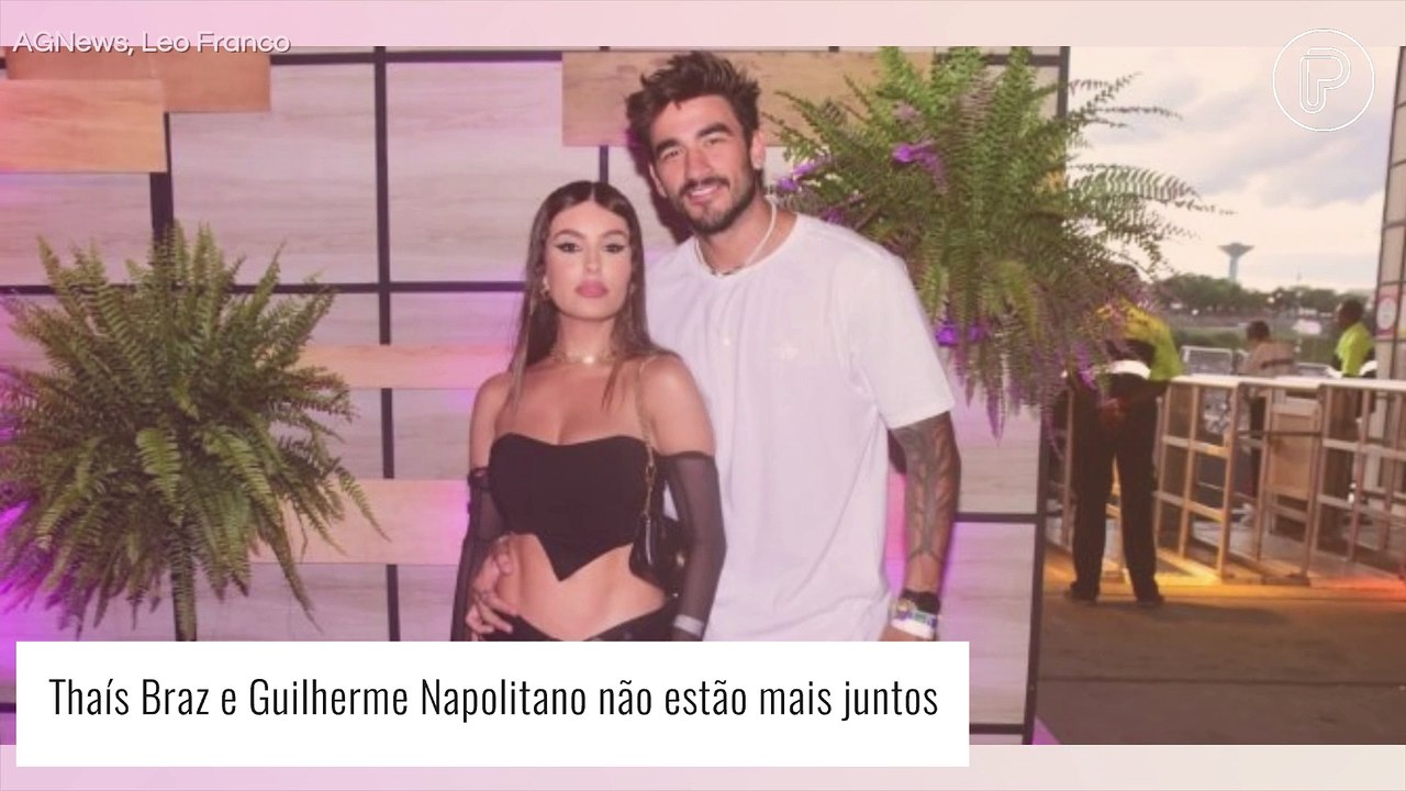 Acabou! Ex-BBBs Gui Napolitano e Thaís Braz terminam namoro. Ex-BBB toma medida drástica