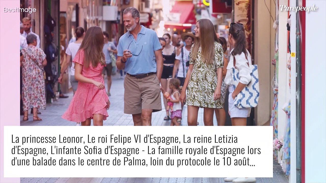 Letizia d'Espagne : Virée shopping au naturel en famille, la reine superbe dans un short Pimkie à 10€ !