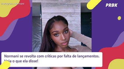 Normani se revolta com críticas por falta de lançamentos. Veja o que ela disse!