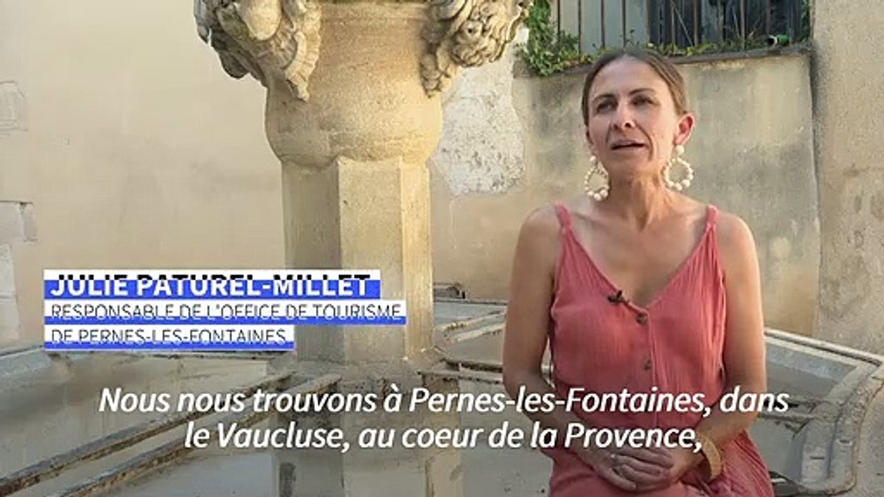 Sécheresse: les fontaines publiques de Pernes-les-fontaines mises à sec