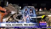 Fatal accidente vial deja a dos personas muertas en Nacaome, Valle