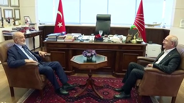 Karamollaoğlu'ndan Kılıçdaroğlu ve Gültekin Uysal'a ziyaret