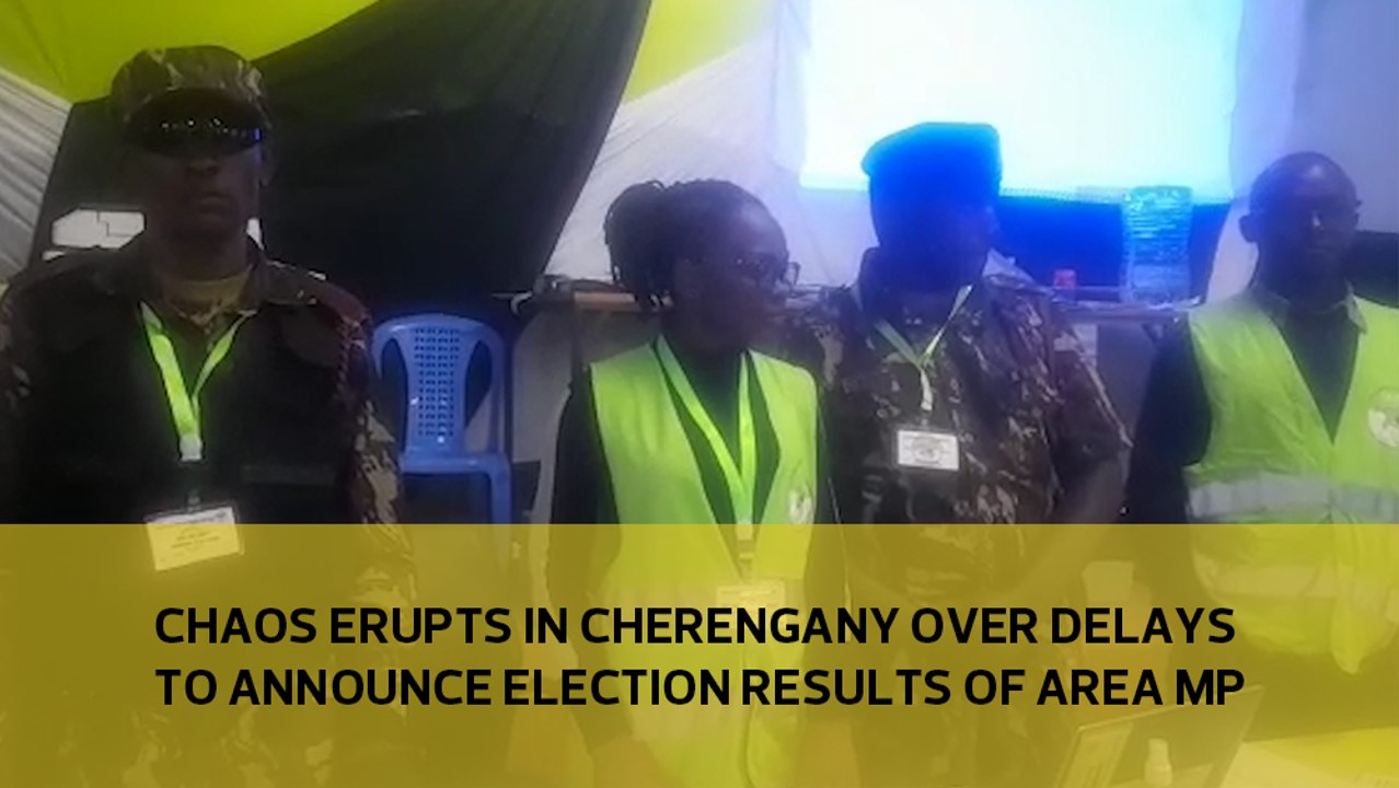 Chaos erupts in Cherengany over delays to announce election results of area MP
