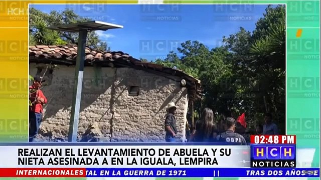 Levantan cadáveres de abuela y nieta asesinadas en La Iguala, Lempira